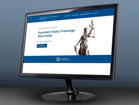 Strona internetowa radcy prawnego - strona główna