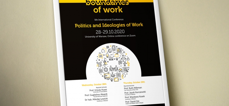 Plakat promujący V konferencję Social Boundaries of Work