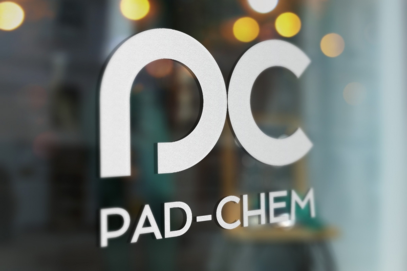 Logo PAD-CHEM - wizualizacja